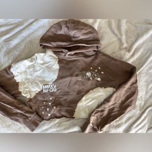 Darc Sport Brown and White Sweatshirt Hoodie